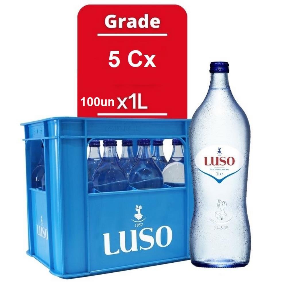 Agua Luso Em Vidro 1L 5cx 100Un