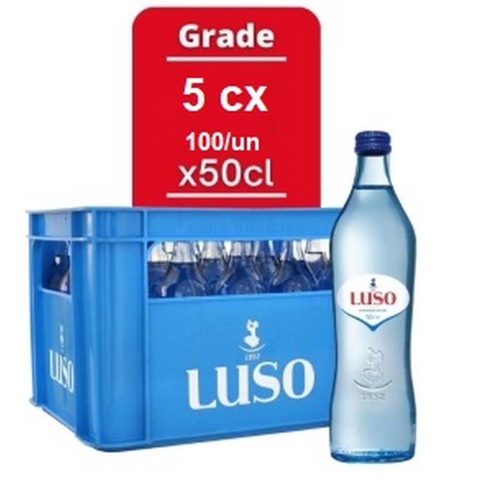 Agua Luso Em Vidro 500ML 5cx 100Un