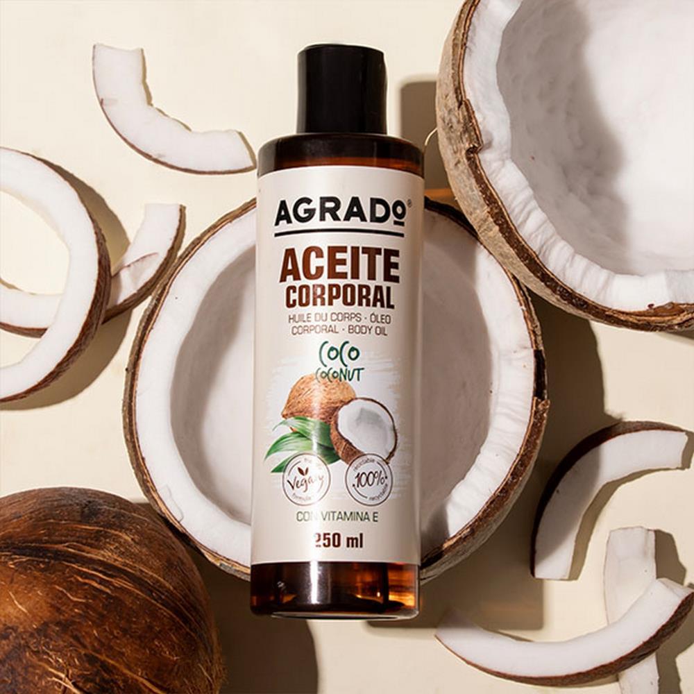 Óleo Corporal de Coco Agrado 250ml