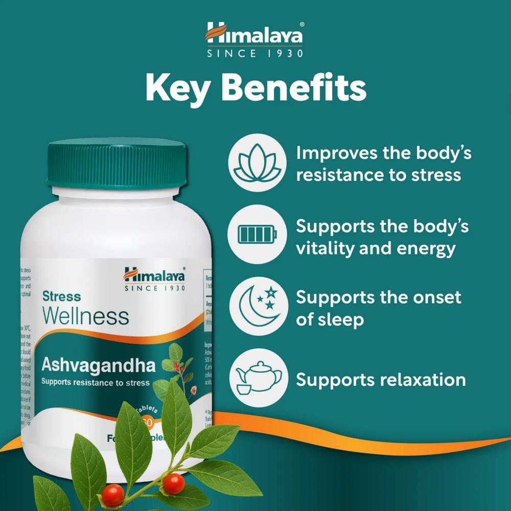 Ashwagandha 500mg Himalaya 60 Cápsulas