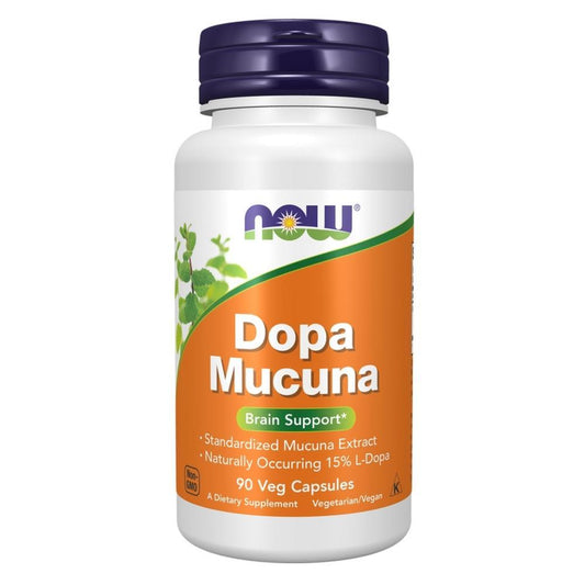 Dopa Mucuna Now Foods 90 Veg Cápsulas