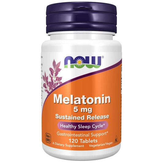 Melatonin 5 mg Now Foods Now Foods 120 Veg Cápsulas