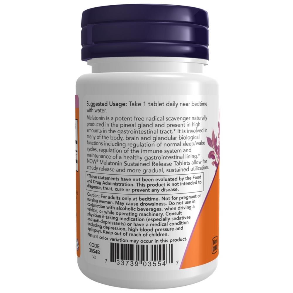 Melatonin 5 mg Now Foods Now Foods 120 Veg Cápsulas