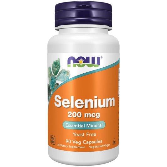 Selenium 200 mcg Now Foods 90 Veg Capsules