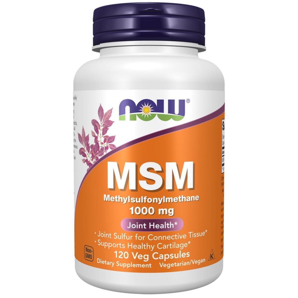 MSM 1000 mg Now Foods 120 Veg Cápsulas
