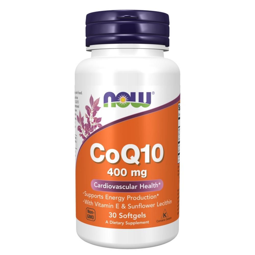 CoQ10 400 mg Now Foods 30 Softgels