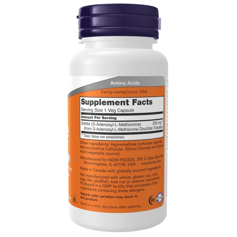 SAMe 200mg Now Foods 60 Comprimidos
