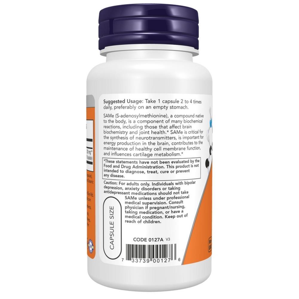 SAMe 200mg Now Foods 60 Comprimidos