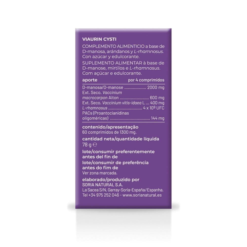 Viaurin Cysti Soria Natural 60 Comprimidos