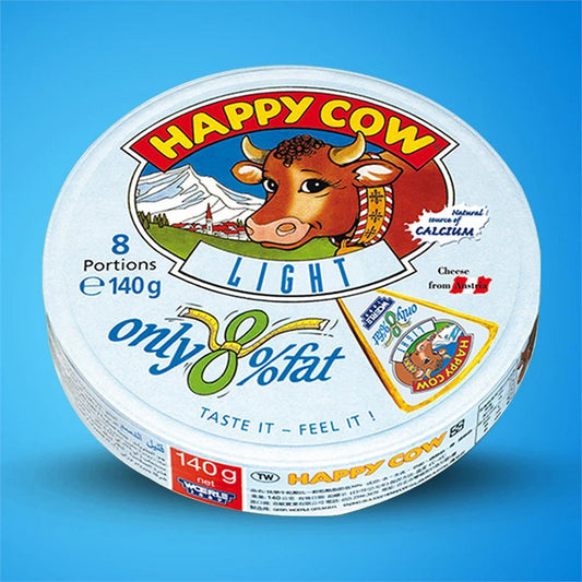 Queijo Fundido 25% 8 Porções Happy Cow 140g