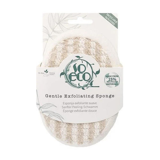 Esponja Esfoliante Para Corpo Com Rami E Algodão Natural So Eco