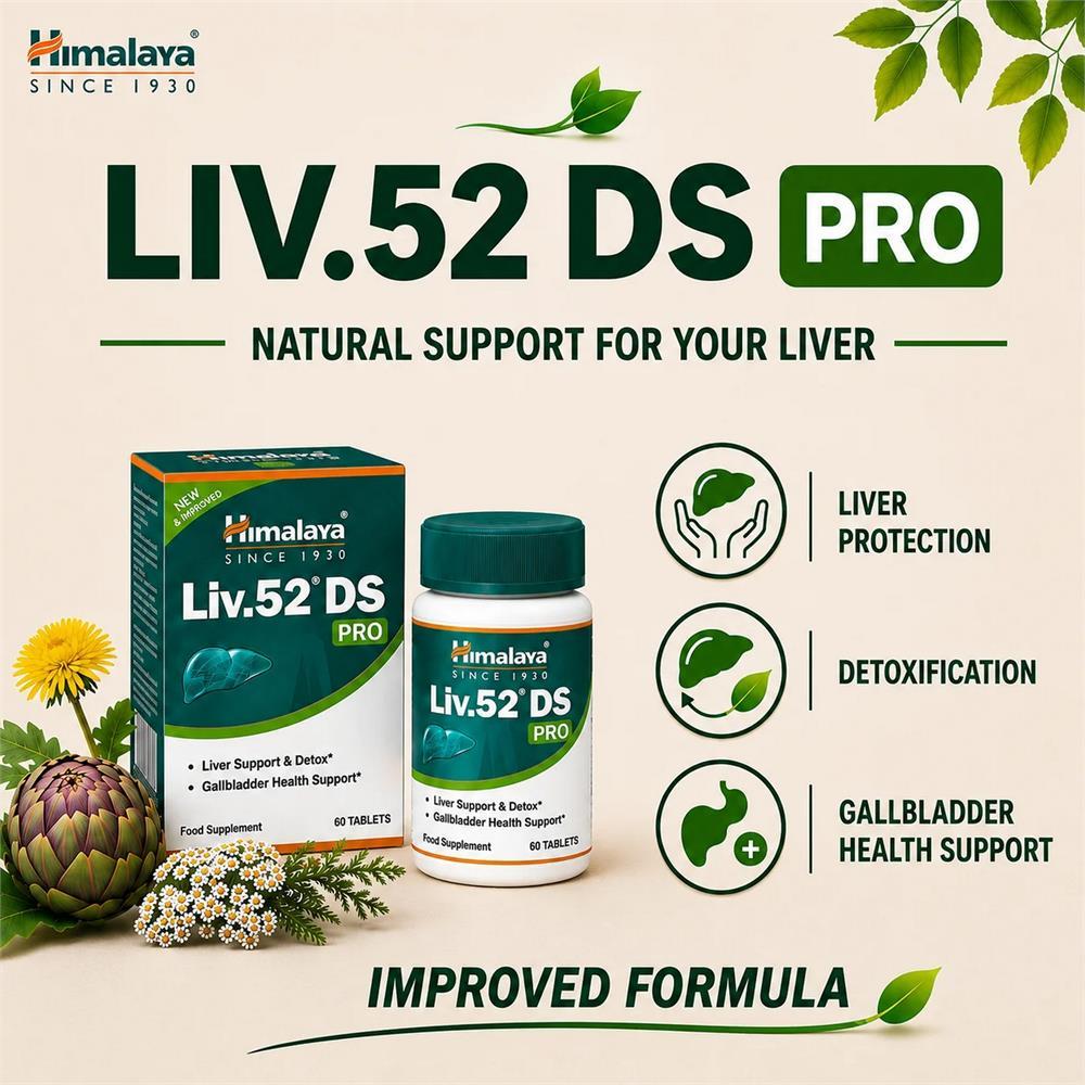 Liv.52 DS Pro Himalaya 60 Comprimidos