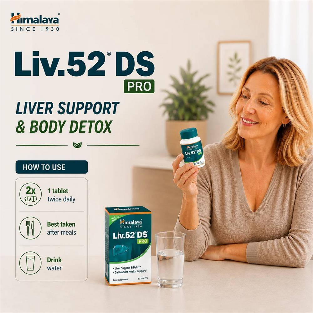 Liv.52 DS Pro Himalaya 60 Comprimidos