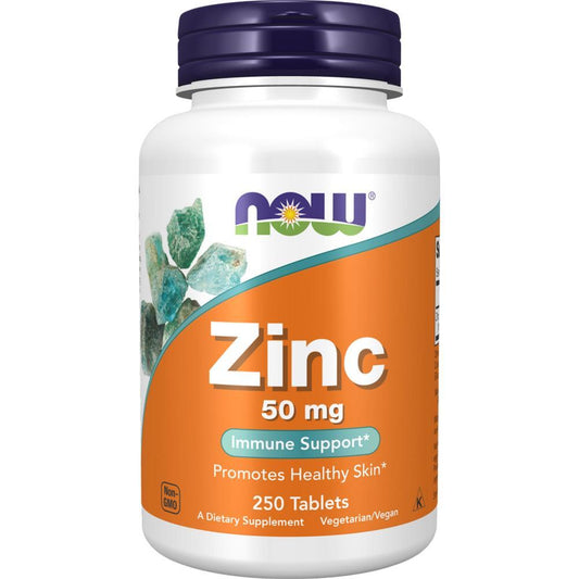 Zinc 50Mg Now Foods 250 Cápsulas