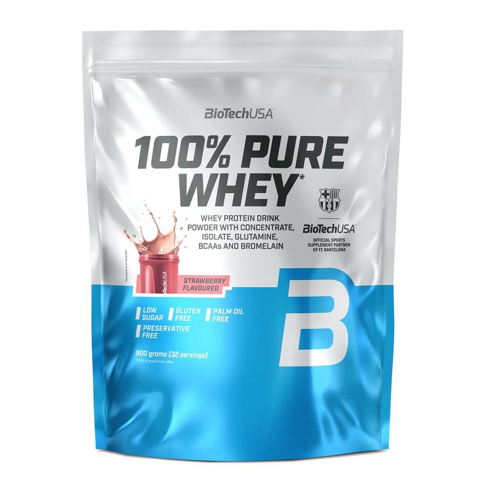 Pure Whey 100% Morango BioTech USA 900g