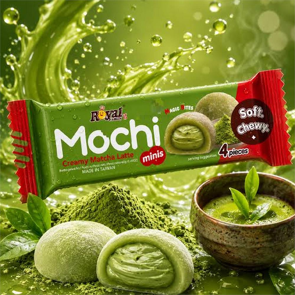 Mochi Minis Creamy Matcha Latte Vegan Royal Family 40g