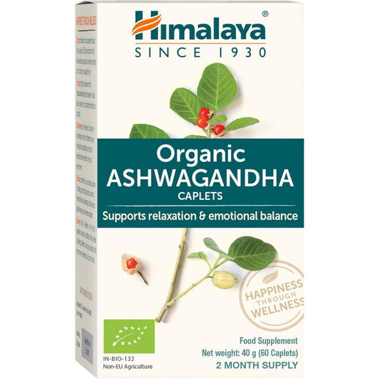 Ashwagandha Organico Himalaya 60 Cápsulas