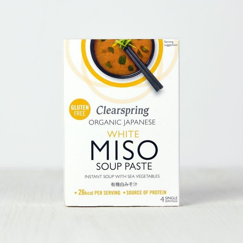 Clear Spring Sopa Miso Branco Com Algar Instantânea Bio 60g
