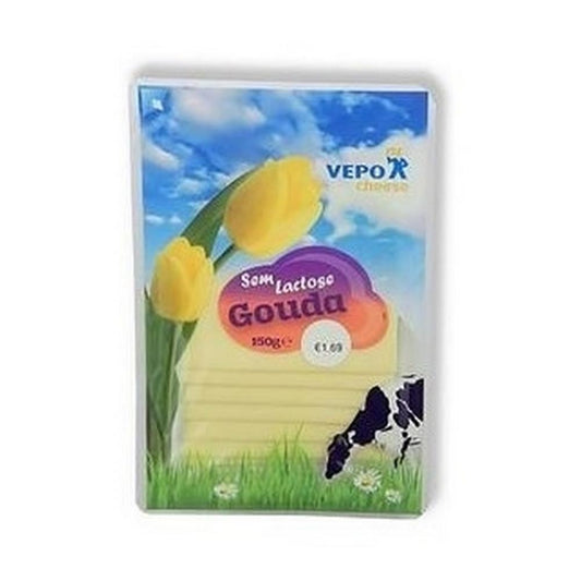 Gouda Cheese Slices Lactose Free Vepo cheese 150g