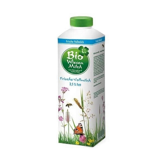 Bio Wiesen Full Fat Organic Milk 1L