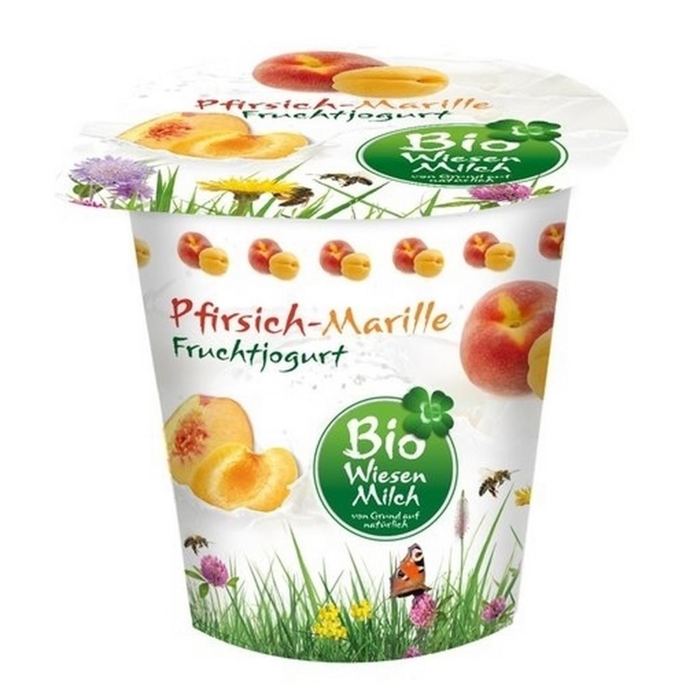 Bio Wiesen Yogurt Bio Peach Apricot 150G