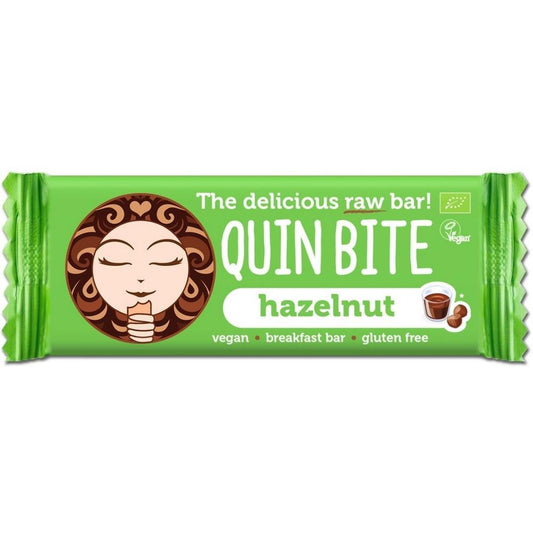 Quin Bite Bio Hazelnut Bar 30G