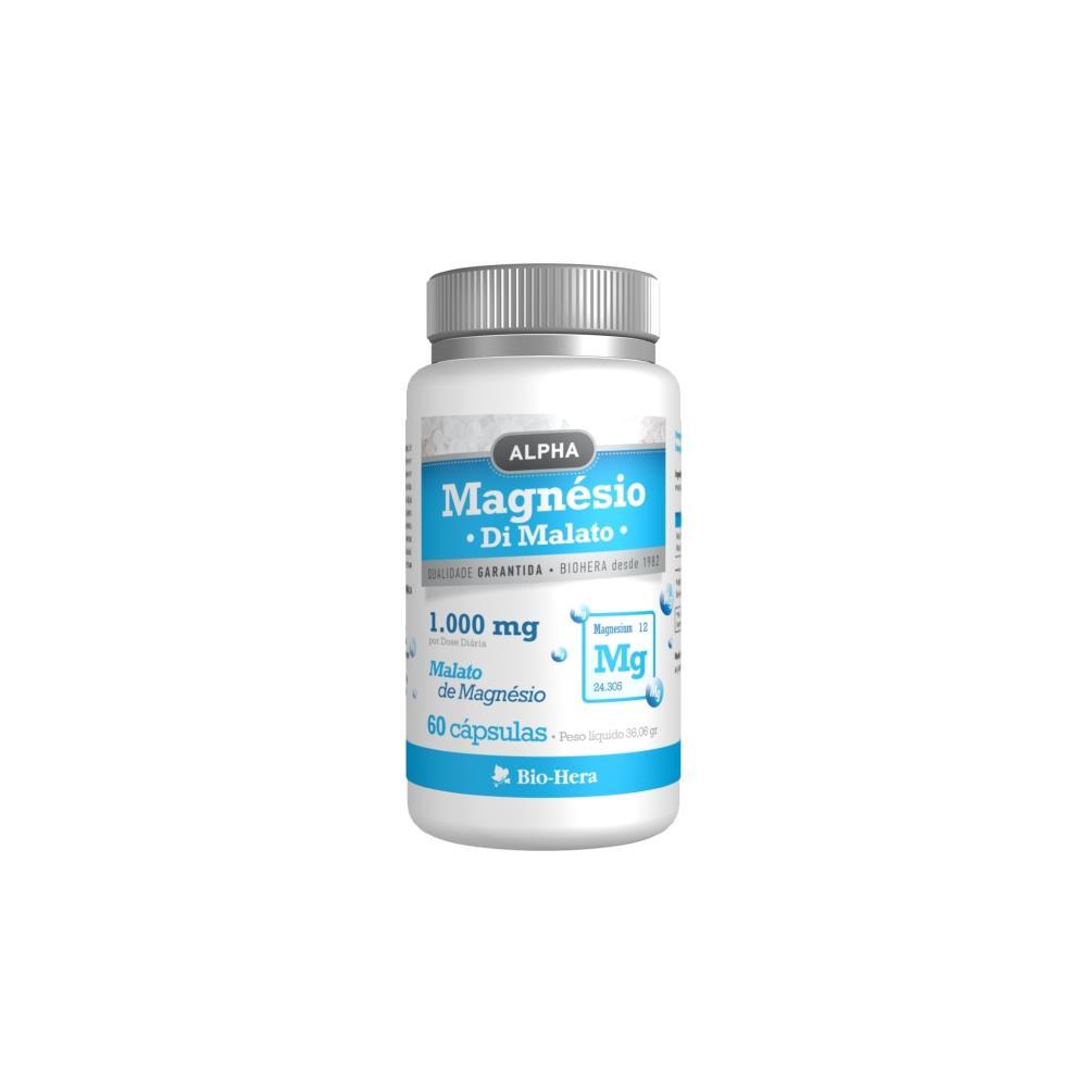 Magnesium Di Malate 1000mg Alpha 60 Capsules