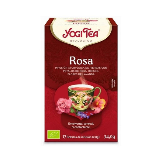 Yogi Tea Rosa Bio 17 Saqetas