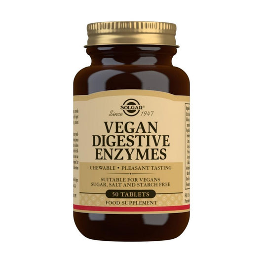 Solgar Vegan Enzimas Digestivas 50 Comprimidos