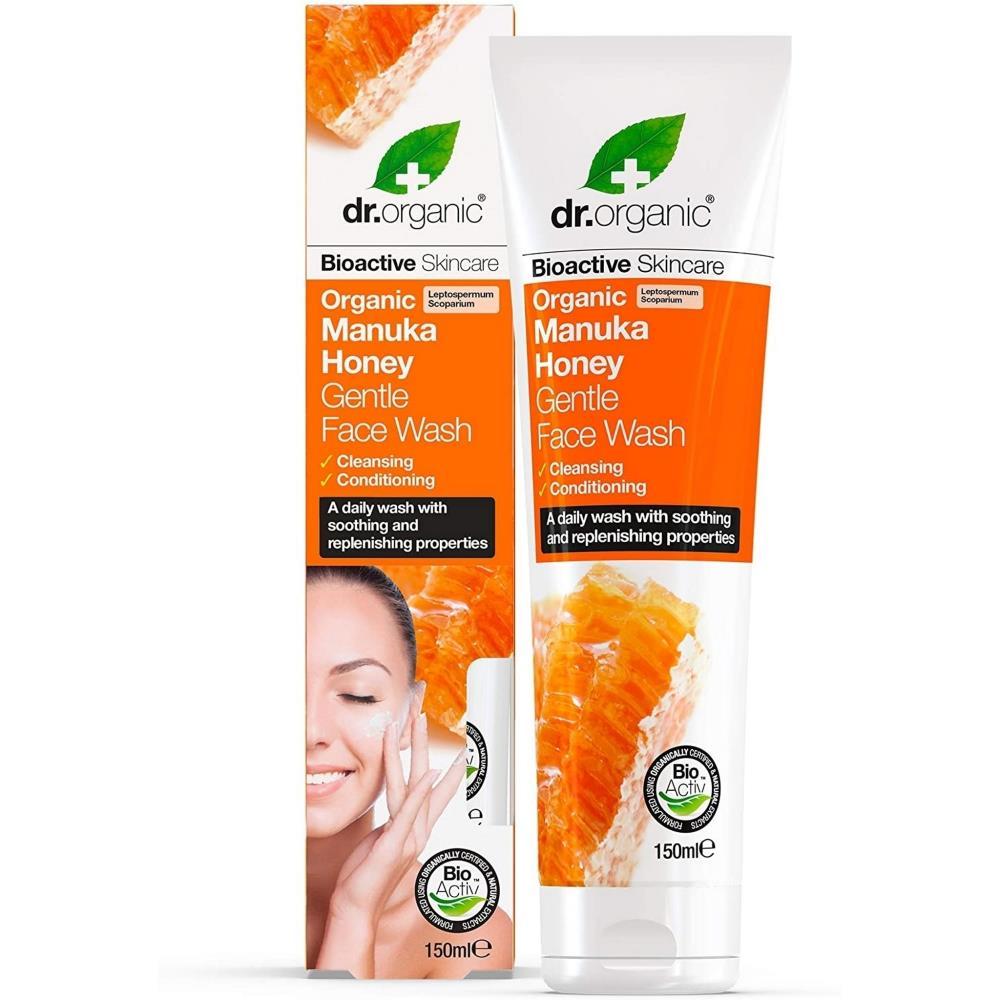 Dr.Organic Gel Limpeza Facial Suave Bio De Mel Manuka 150ml