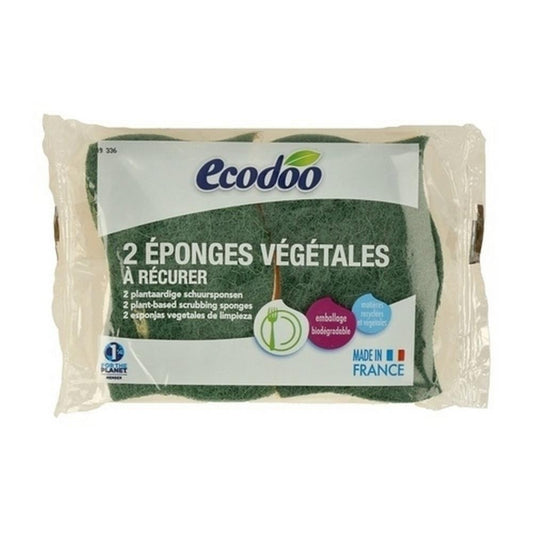 Ecodoo Green Mop Vegetable Sponges 2UN