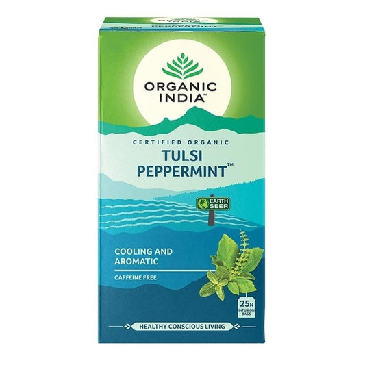 Organic India Tulsi Peppermint 25 Saquetas