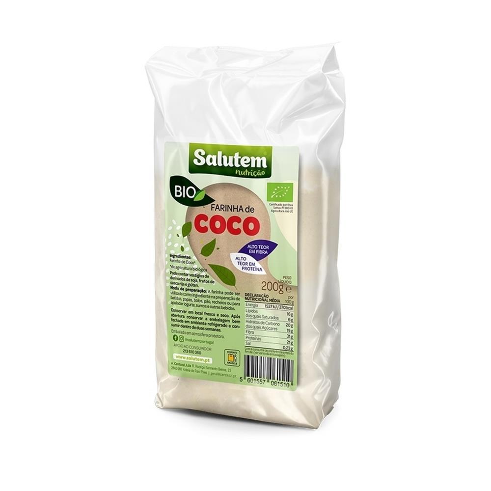 Farinha De Coco Biológico Salutem 200g