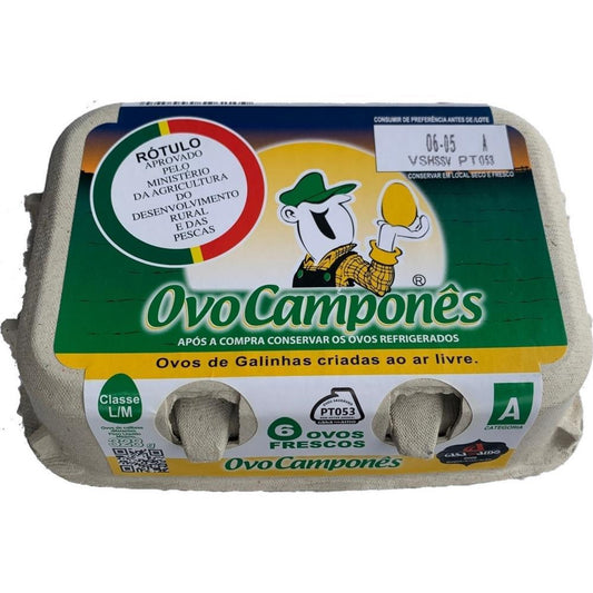 Ovos Camponês Ar Livre 6Un