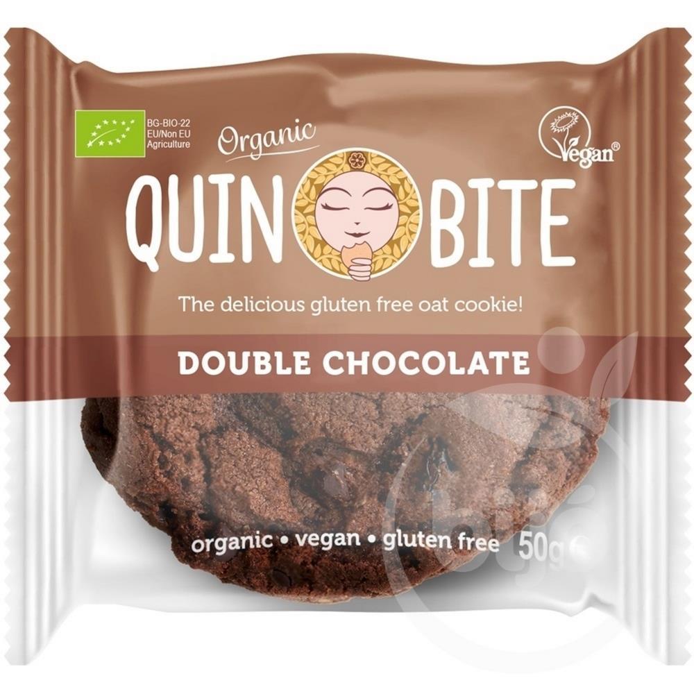 Quin Bite Bio Cookie Duplo Chocol Sem Gluten 50G