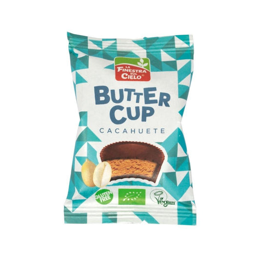 Organic Gluten Free Black Chocolate And Peanut Butter Cup 25g