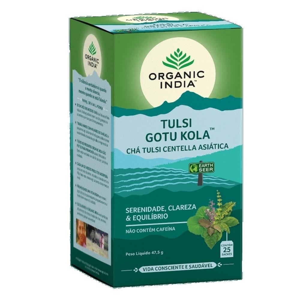 Organic India Tulsi Gotu Kola 25 Saquetas