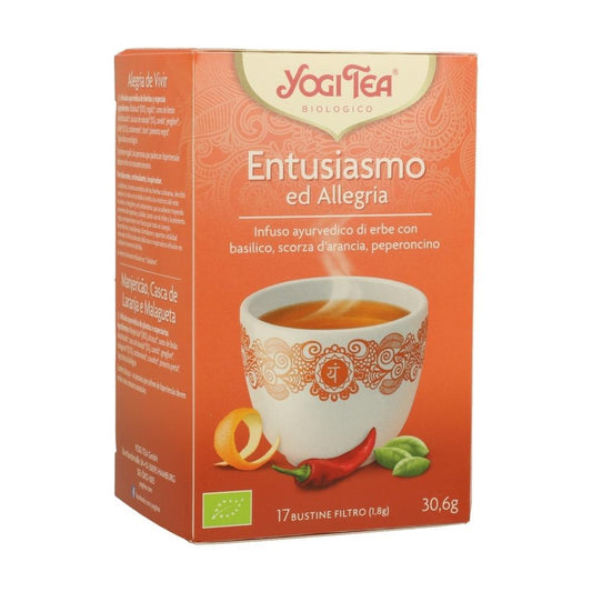 Yogi Tea Alegria De Viver 17 Saqetas