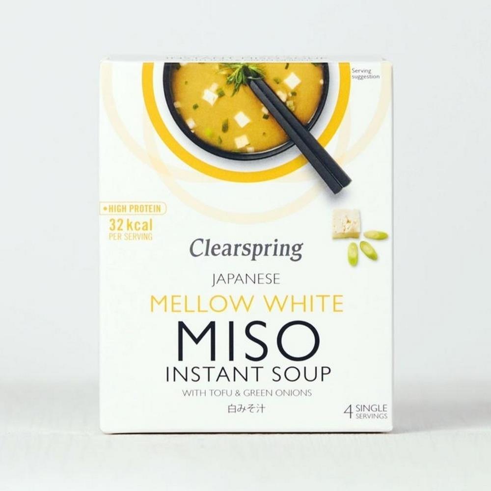 Instant Miso Soup With Clearspring Tofu 40g