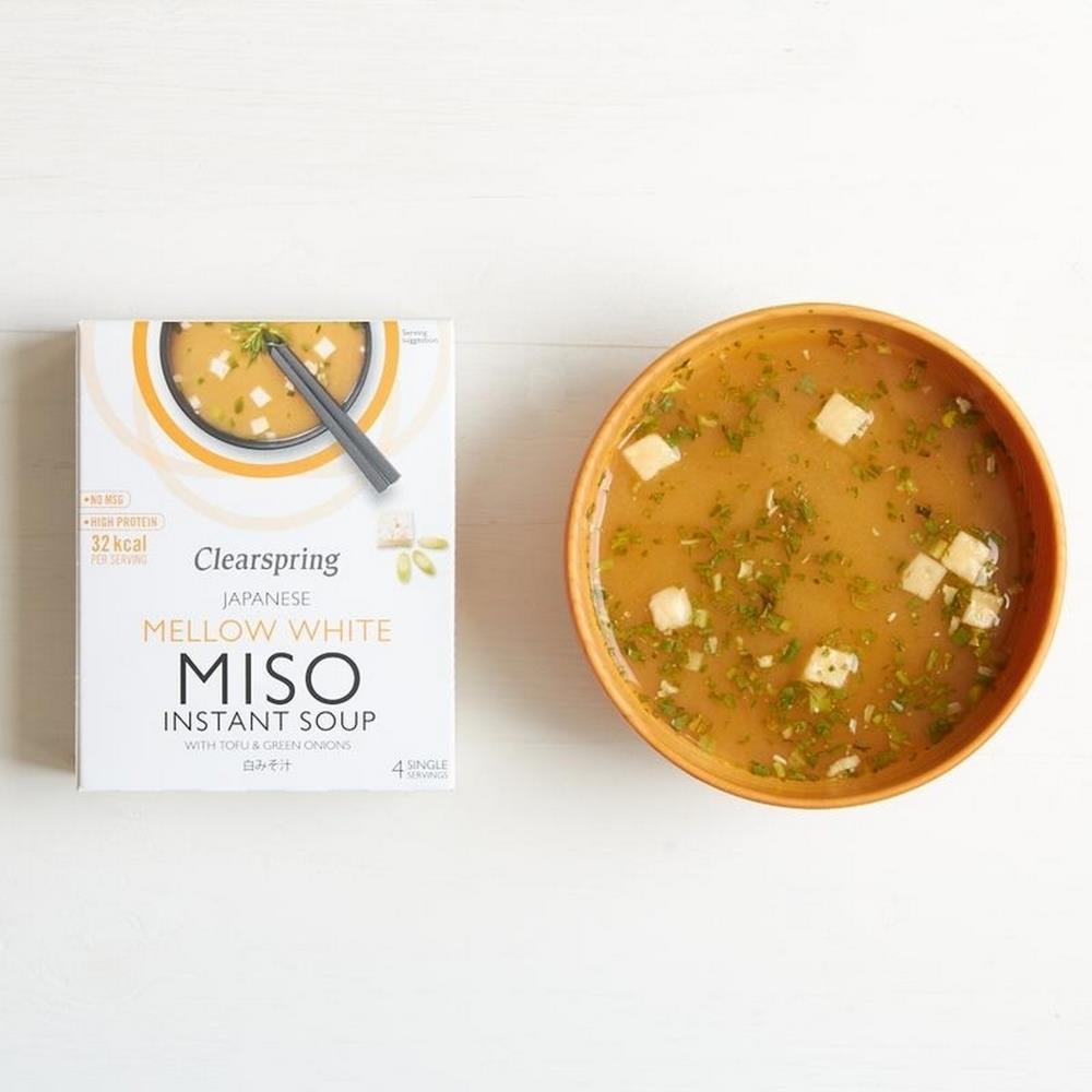 Instant Miso Soup With Clearspring Tofu 40g