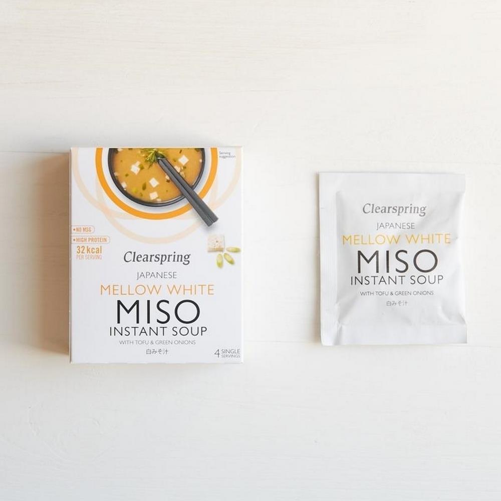 Instant Miso Soup With Clearspring Tofu 40g