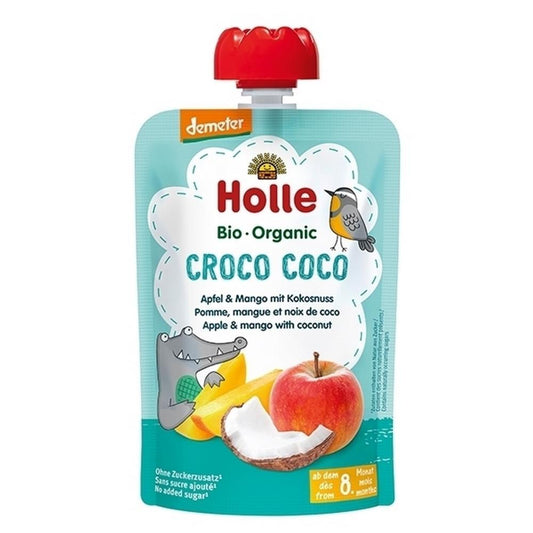 Holle Bio Purée Croco Coco Saq 4M 90G