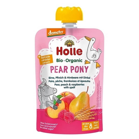 Holle Bio Puré Saq Pear Pony 8m 100G