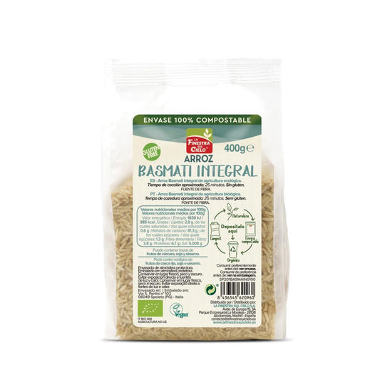 Organic Whole Basmati Rice La Finestra Sul Cielo 400g