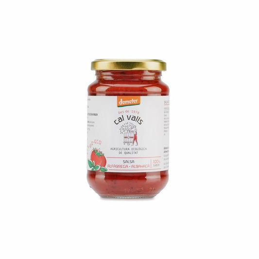 Tomato Sauce with Basil In Bottle Bio Cal Valls 320g