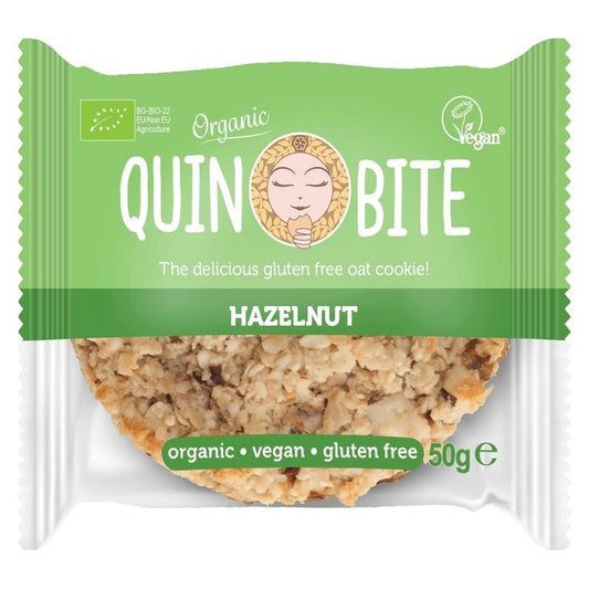 Quin Bite Cookie Avelã Sem Gluten 50g