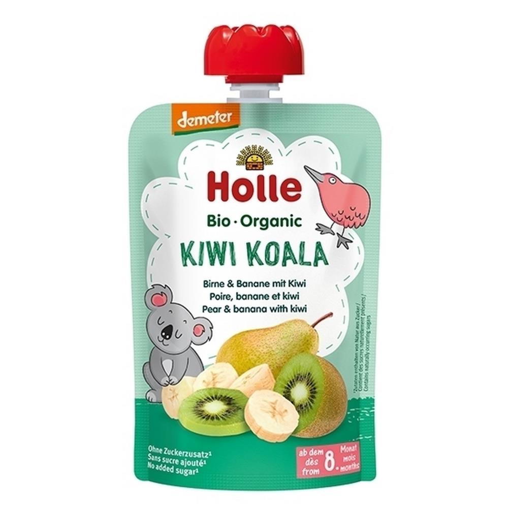 Holle Bio Puré Kiwi Koala 8m Saqueta 100g