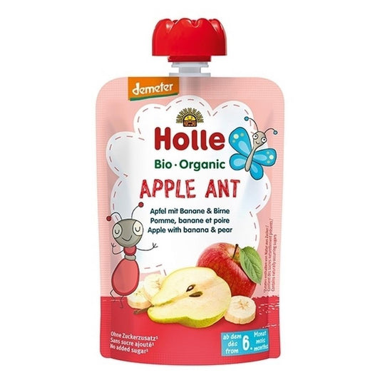 Holle Bio Puré Apple Ant 6m Saqueta 100g