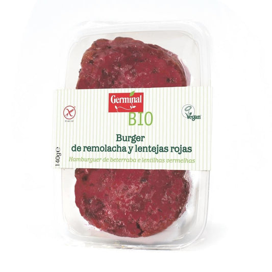 Hamburger With Beetroot And Red Lentils Germinal Bio Gluten Free 180g