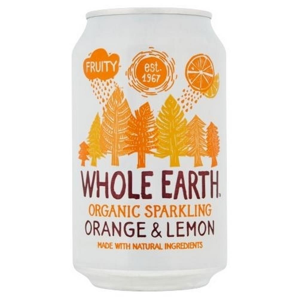 Whole Earth Laranja E Limão Bio 330ML